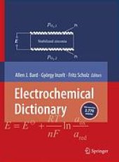 book Electrochemical dictionary