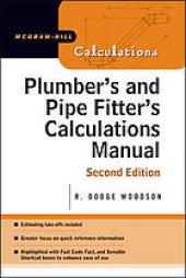 book Plumber's and pipe fitter's calculations manual