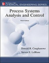 book Process systems analysis and control