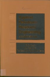 book Applied petroleum reservoir engineering