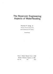 book The reservoir engineering aspects of waterflooding