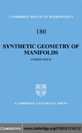 book Synthetic Geometry of Manifolds