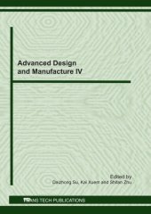 book Advanced design and manufacture IV