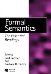 book Formal Semantics: The Essential Readings