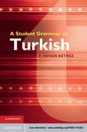 book A Student Grammar of Turkish