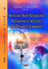 book Mind and Body Researcher Biographical Sketches and Research Summaries