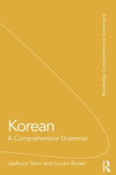 book Korean: A Comprehensive Grammar