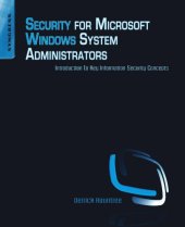 book Security for Microsoft Windows System Administrators : introduction to key information security concepts