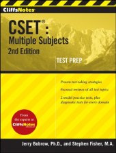 book CliffsNotes® CSET®: Multiple Subjects, 2nd Edition