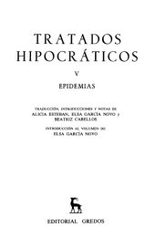 book Tratados hipocráticos. 5 : epidemias