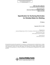 book Specification for surfacing electrodes for shielded metal arc welding