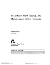 book Installation, field testing, and maintenance of fire hydrants