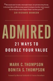 book Admired: 21 Ways to Double Your Value