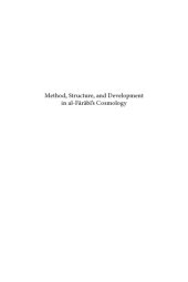 book Method, Structure, and Development in al-Farabi's Cosmology