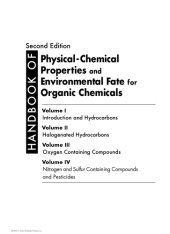 book Handbook of physical-chemical properties and environmental fate for organic chemicals. 4