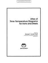 book Atlas of time-temperature diagrams for irons and steels