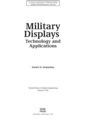 book Military displays : technology and applications