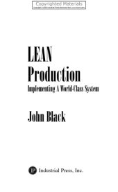 book Lean production : implementing a world-class system