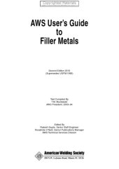 book American Welding Society (AWS) user's guide to filler metals