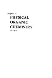 book Progress in physical organic chemistry. / Volume 19