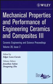 book Mechanical Properties and Performance of Engineering Ceramics and Composites III