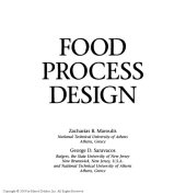 book Food process design