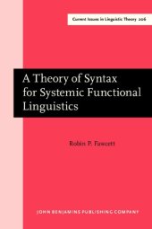 book A Theory of Syntax for Systemic Functional Linguistics