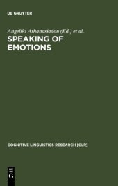 book Speaking of Emotions: Conceptualization and Expression