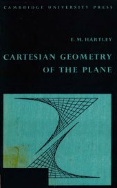 book Cartesian Geometry of the Plane