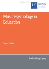 book Music Psychology in Education