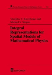 book Integral Representations For Spatial Models of Mathematical Physics