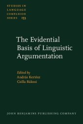 book The Evidential Basis of Linguistic Argumentation