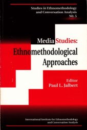 book Media Studies: Ethnomethodological Approaches