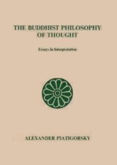 book The Buddhist Philosophy of Thought: Essays in Interpretation