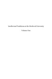 book Intellectual Traditions at the Medieval University (Vols. 1-2)