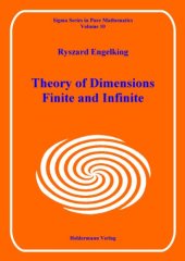 book Theory of dimensions, finite and infinite