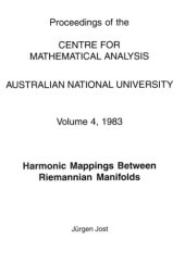 book Harmonic mappings between Riemannian manifolds