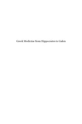 book Greek Medicine from Hippocrates to Galen. Selected Papers