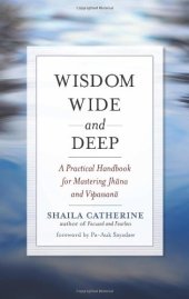 book Wisdom Wide and Deep: A Practical Handbook for Mastering Jhana and Vipassana