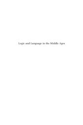 book Logic and Language in the Middle Ages. A Volume in Honour of Sten Ebbesen