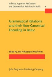 book Grammatical Relations and their Non-Canonical Encoding in Baltic