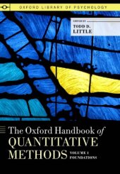 book The Oxford Handbook of Quantitative methods, Vol.1: Foundations