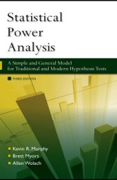 book Statistical Power Analysis: A Simple and General Model for Traditional and Modern Hypothesis Tests