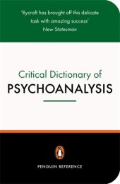 book A Critical Dictionary of Psychoanalysis, Second Edition