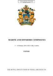 book Marine and offshore composites, 3-4 February 2010, RINA HQ, London : papers