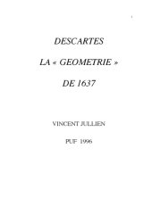 book Descartes, la Géométrie de 1637