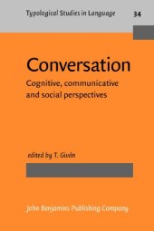 book Conversation: Cognitive, Communicative and Social Perspectives