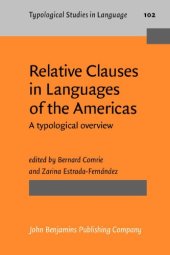 book Relative Clauses in Languages of the Americas: A Typological Overview