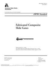 book AWWA standard [for] fabricated composite slide gates