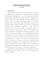 book IGBP Workshop 13 on Mathematical and Statistical Modelling of Global Change Processes, Canberra, 23-27 April, 1990